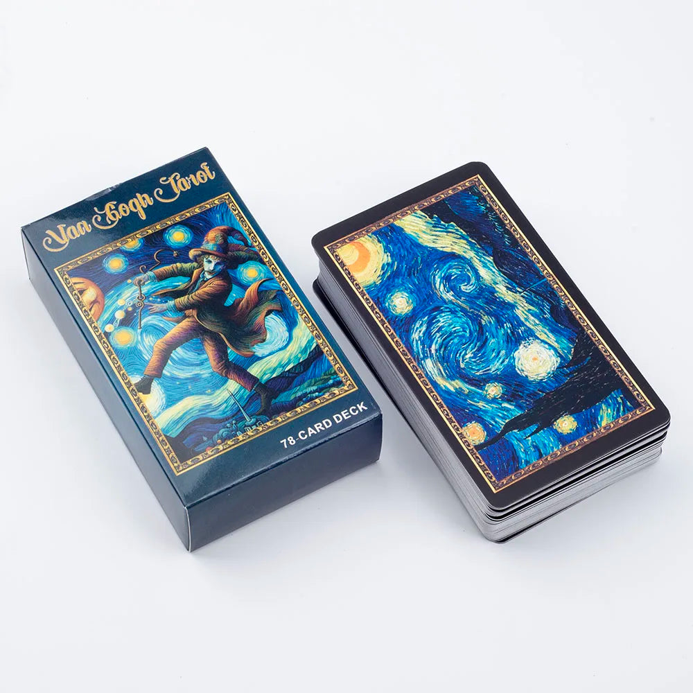 Van Gogh Tarot 78 Card Deck Board Games Illustration Divination Wisdom Oracle Cards Party Desktop Toy Entertainment Leisure
