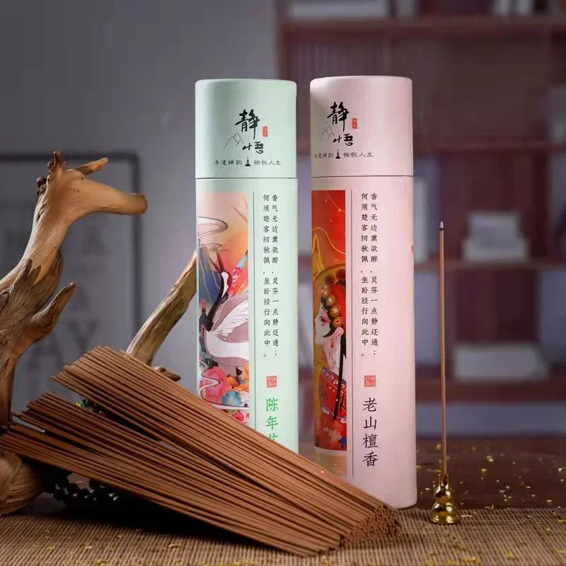 400pcs Natural Sandalwood Sticks Home Incense Sticks Blessing Ceremony Pray Buddha Incense Wormwood Sandalwood Agarwood