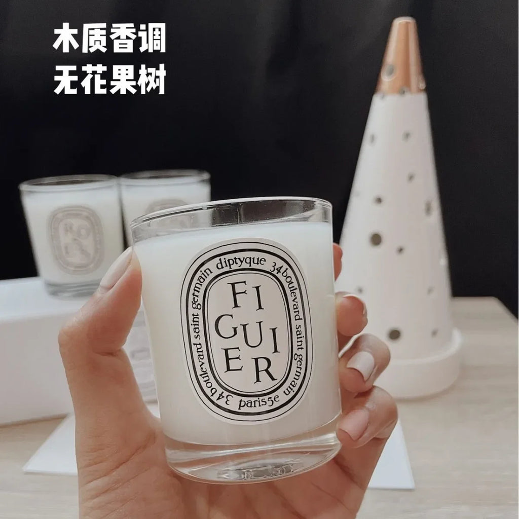Best Surprise 2026 New Fragrance Candle 3-Piece Set Net Weight 70g * 3 Berry+Rose Fig Gift Box Warm Light