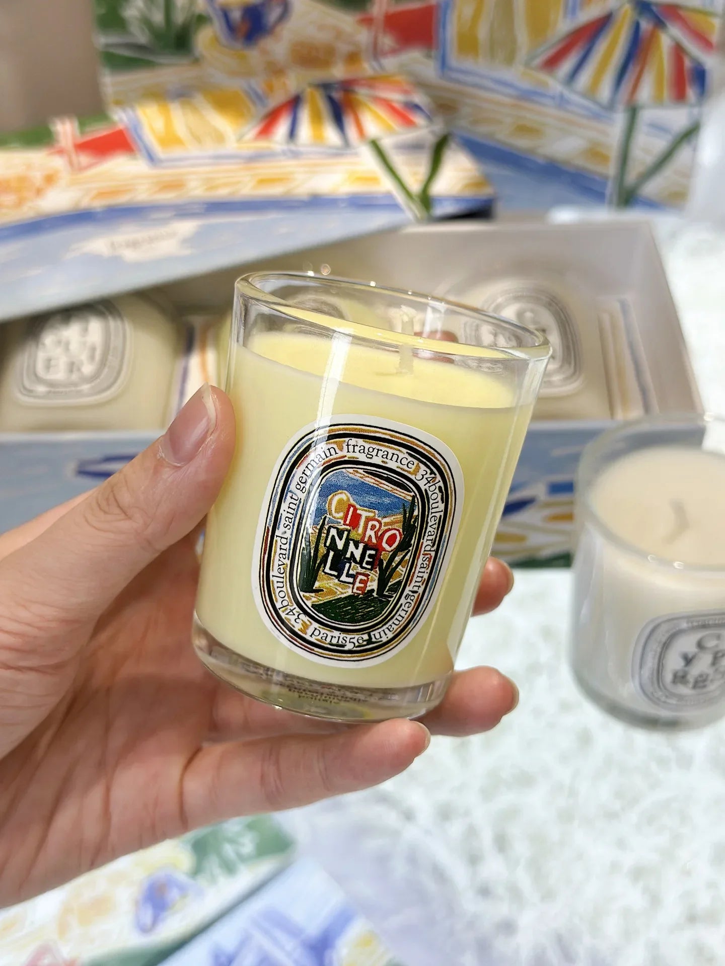 Aromatherapy Candle Natural Plant Scented Candles French Fragrance Fresh And Elegant Lasting Air Companion Aroma Gift