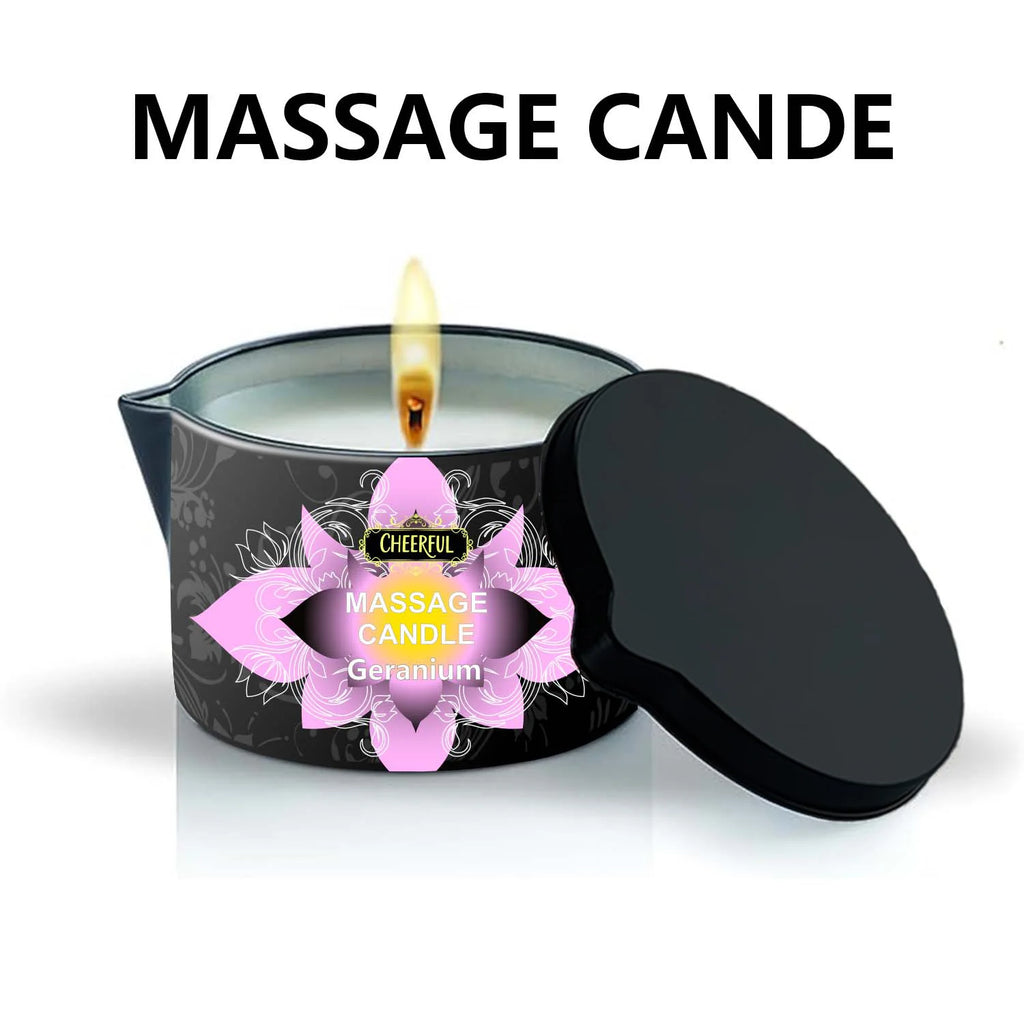 1PC Massage Oil Candles，luxury aromatherapy candles，for Stress Relief and SkinMoisturizing, SM Product Scented Candle Body Oil