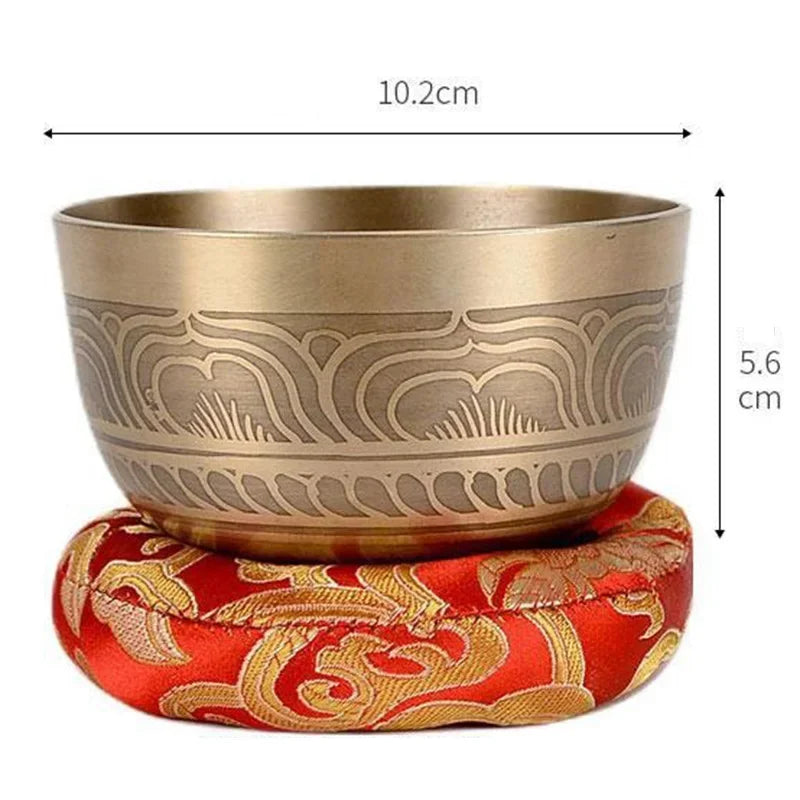 Nepal Singing Bowl Handmade Tibetan Bowls 7 Chakras Original Sound Healing Meditation Massage Yoga Accessories Set Decorative