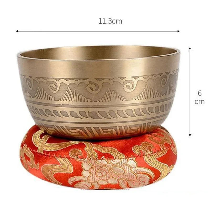 Nepal Singing Bowl Handmade Tibetan Bowls 7 Chakras Original Sound Healing Meditation Massage Yoga Accessories Set Decorative