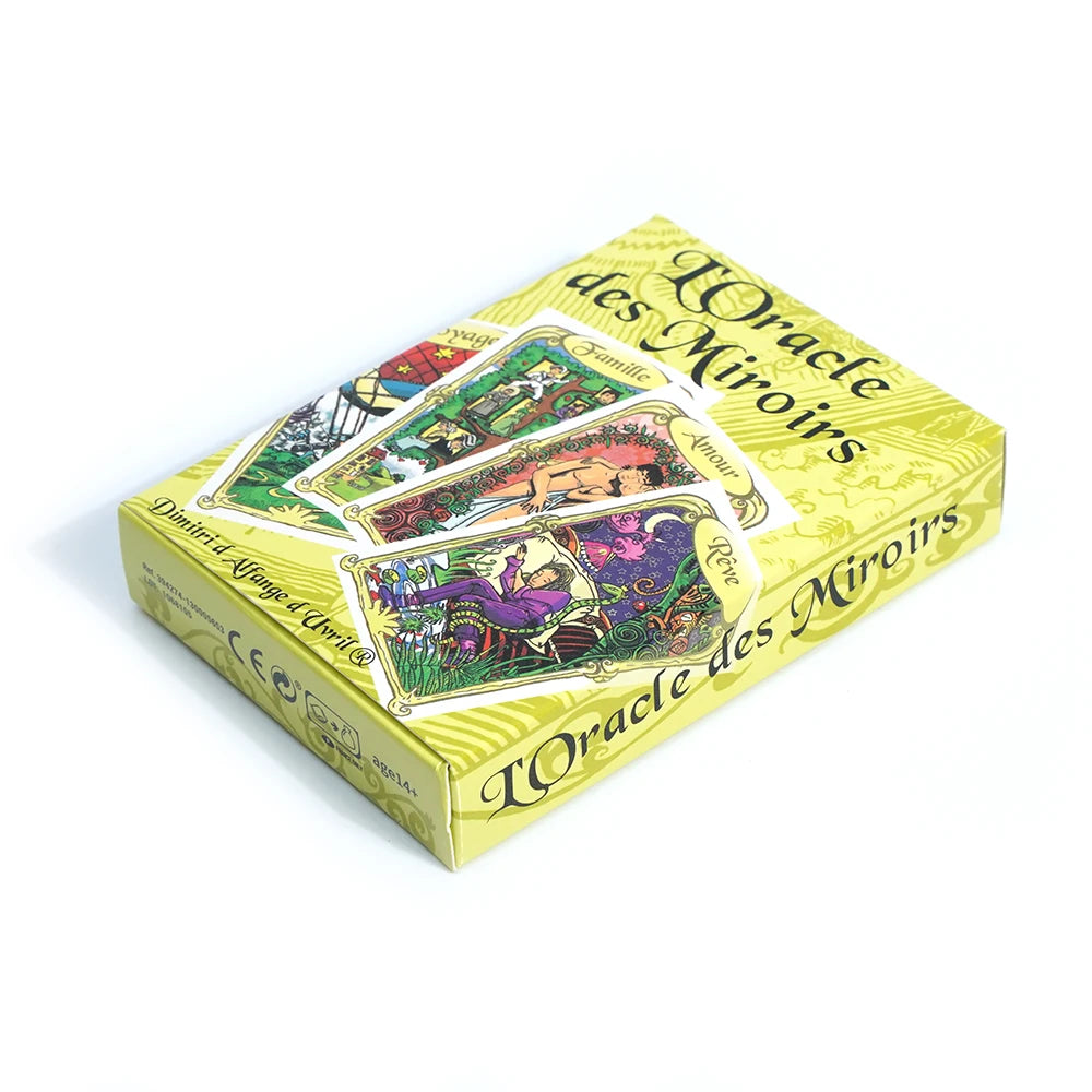 Français Oracle des Miroirs French of Tarot Cards Un Outil Précieux pour la Divination et la Guidance Spirituelle Board Game