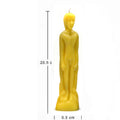 1pcs Black Candle Ritual Female Male Figure Human Candle Soy Wax Paraffin Wax Hoodoo Candles for Spells and Altars
