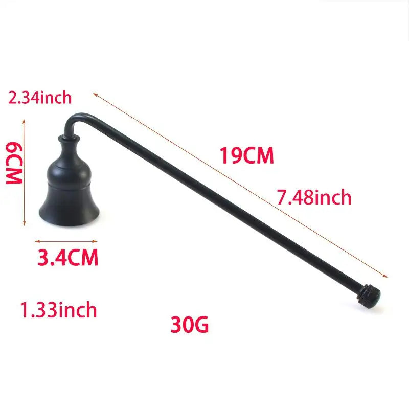 Long Handle Bell Extinguisher Accessory Wicks Out Steel Extinguish Putting Accessories Candle Damper Candle Stainless Tool