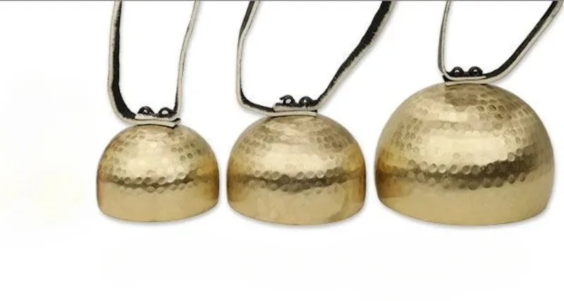 Handmade Brass Bell Meditation Copper Bells Outdoor Wind Chimes Sound Healing Chakra Mindfulness Musical Instruments Percussion