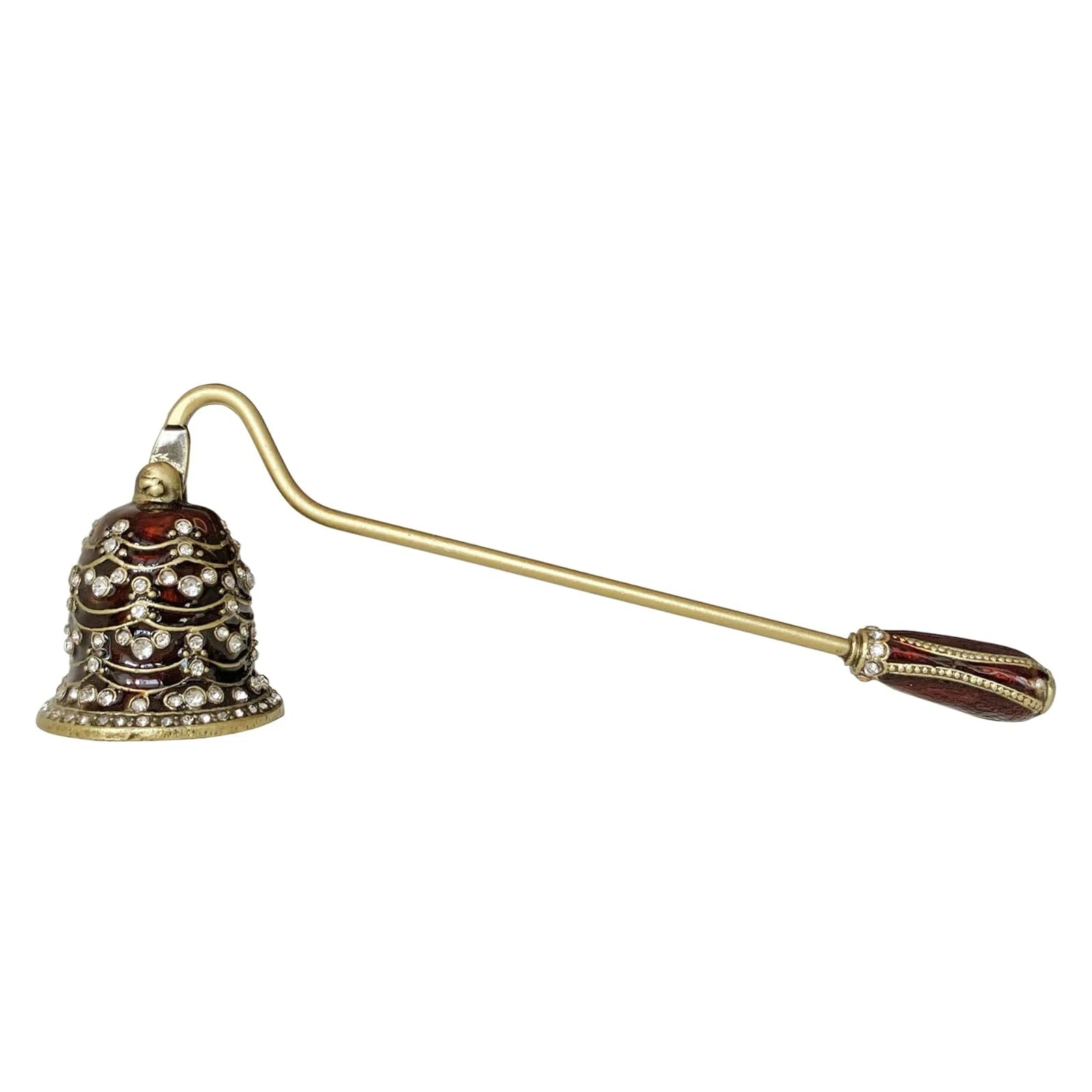 Vintage Flower Candle Snuffer Decorative Candle Extinguisher Flame Safely Long Handle Putting Out Fire Candle Extinguishing Tool
