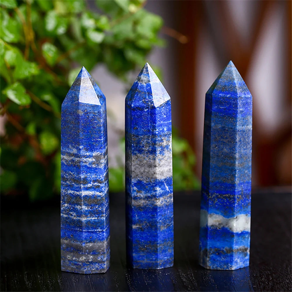Natural Stone and Crystals Point Wand Witchcraft Rose Quartz Amethyst Home Decor Mineral Reiki Healing Stones Crafts Room Decor