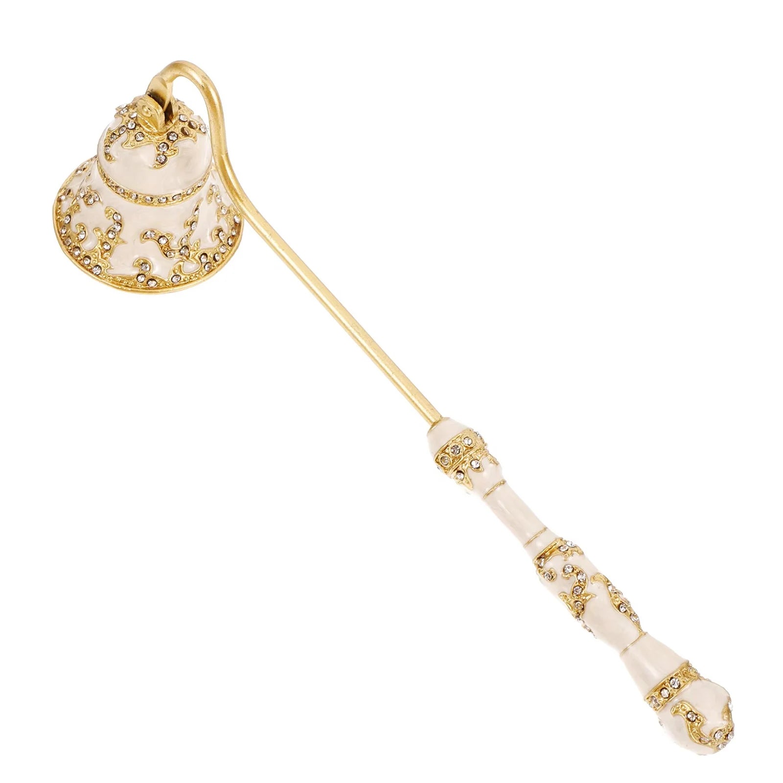 Vintage Flower Candle Snuffer Decorative Candle Extinguisher Flame Safely Long Handle Putting Out Fire Candle Extinguishing Tool