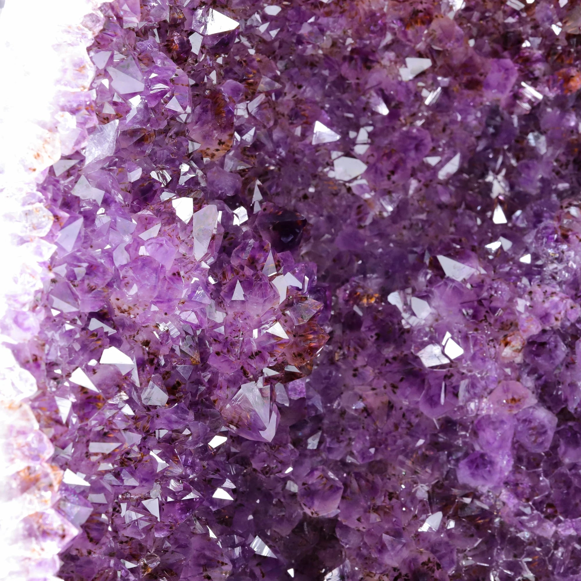 Natural Native Amethyst Cave Quartz Crystal Specimen Reiki Healing Fortune Home Office Decoration ZJD2025YILUN06