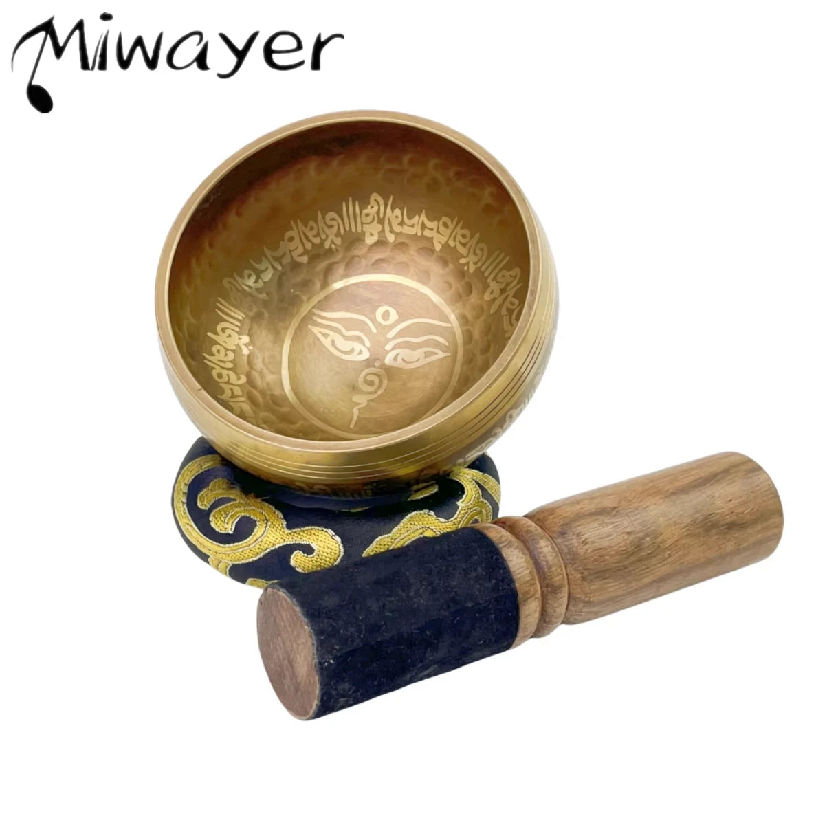 Tibetan Singing Bowl Set Lotus Unique Gift Helpful for Meditation Yoga Relaxation Chakra Healing Prayer and Mindfulness