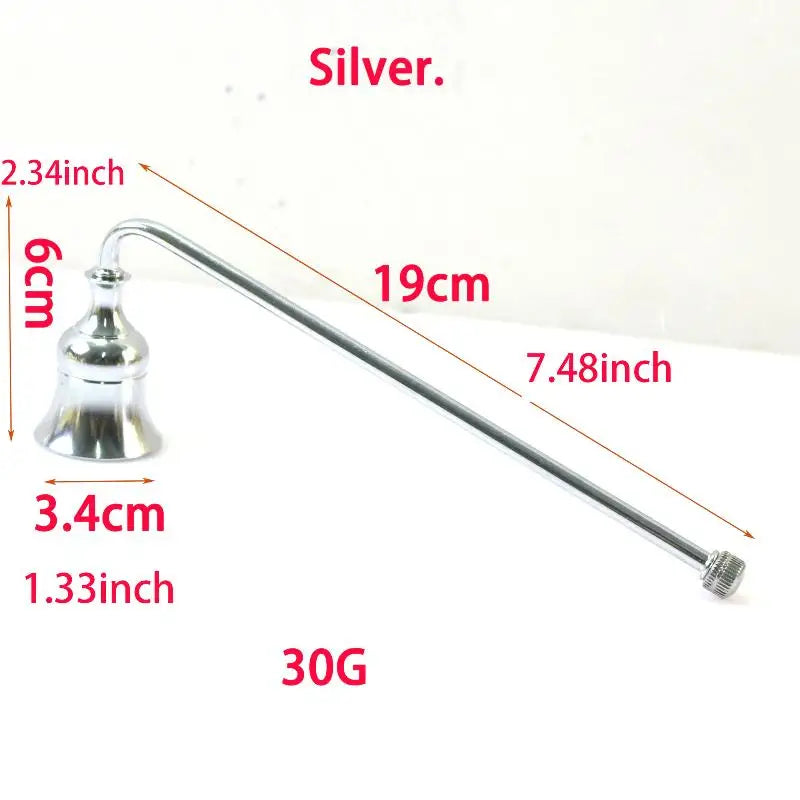 Long Handle Bell Extinguisher Accessory Wicks Out Steel Extinguish Putting Accessories Candle Damper Candle Stainless Tool