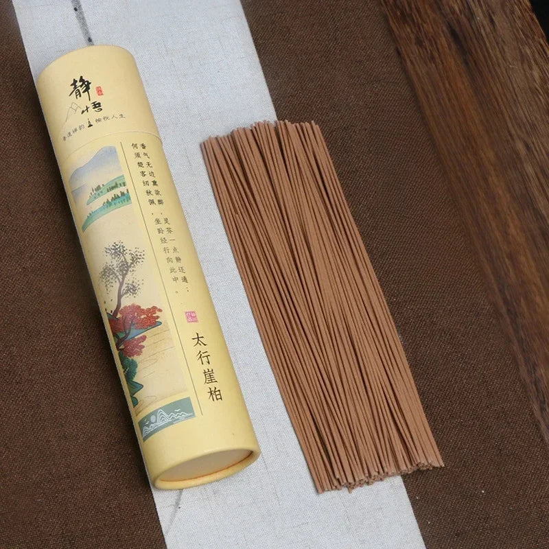 400pcs Natural Sandalwood Sticks Home Incense Sticks Blessing Ceremony Pray Buddha Incense Wormwood Sandalwood Agarwood