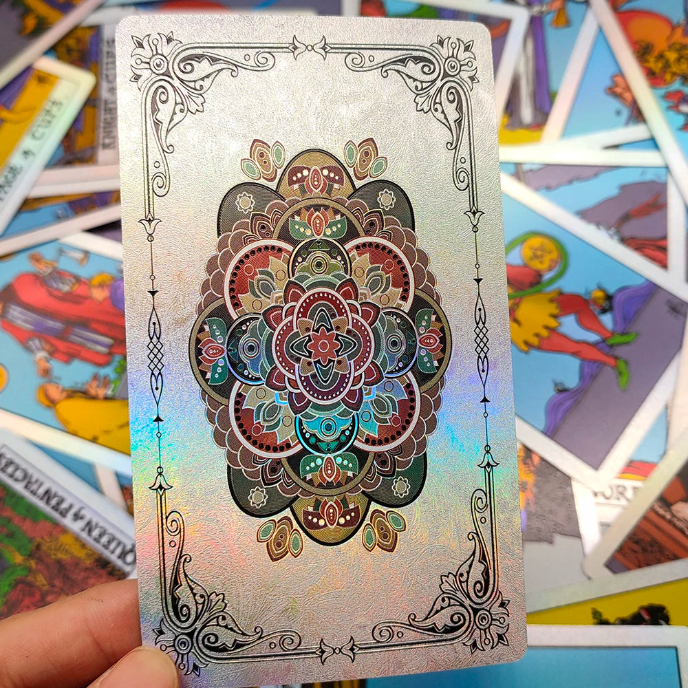 New Plastic Rider Waite Tarot Hot Stamping Gold Foil Tarot Exquisite Board Game Divination Cards For Collection