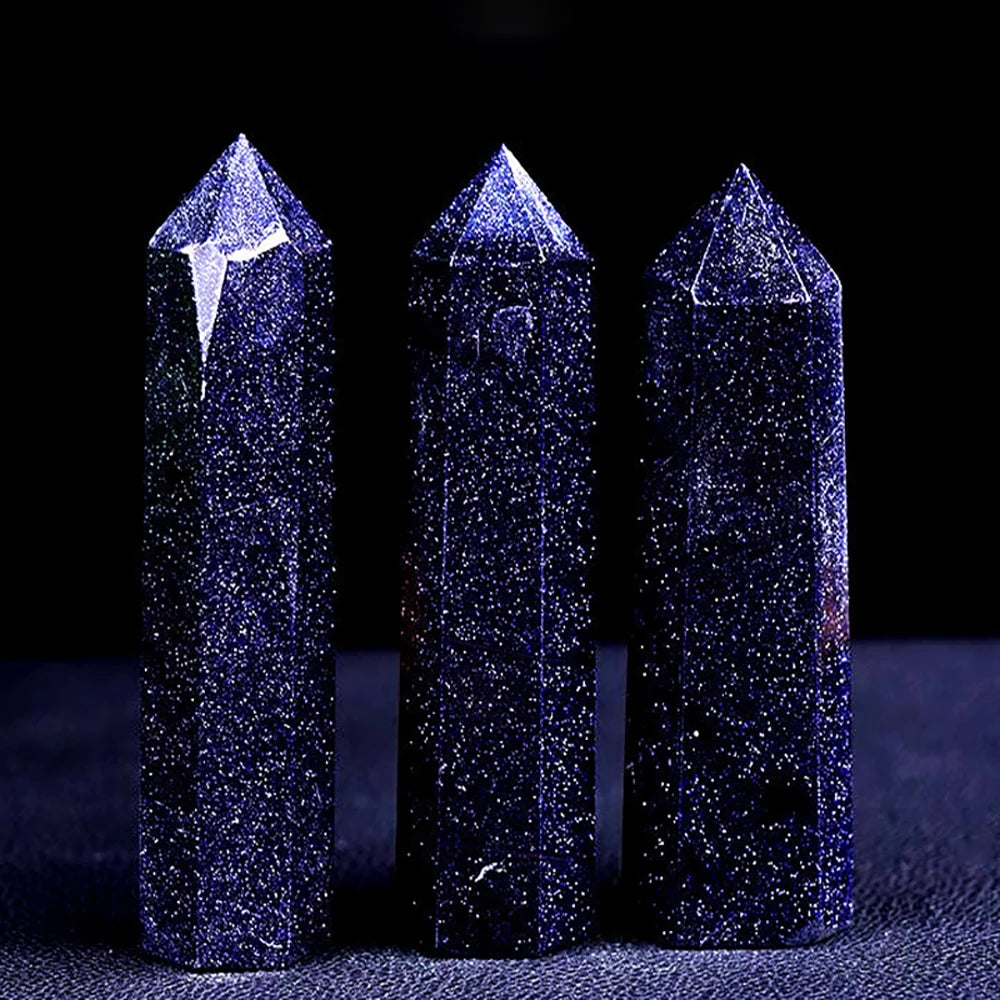 Natural Stone and Crystals Point Wand Witchcraft Rose Quartz Amethyst Home Decor Mineral Reiki Healing Stones Crafts Room Decor