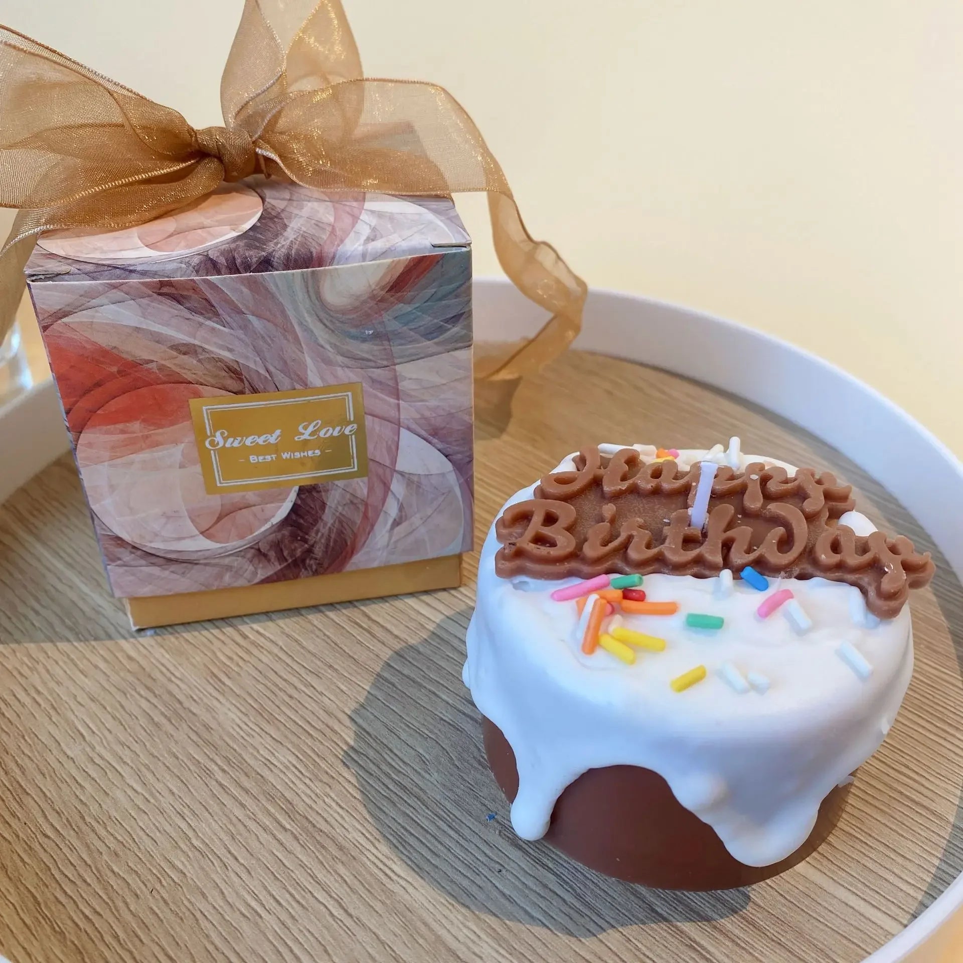 Simulated cream cake candles Strawberry chocolate cherry macaron scented candle lovely birthday gift velas navideñas decorativas