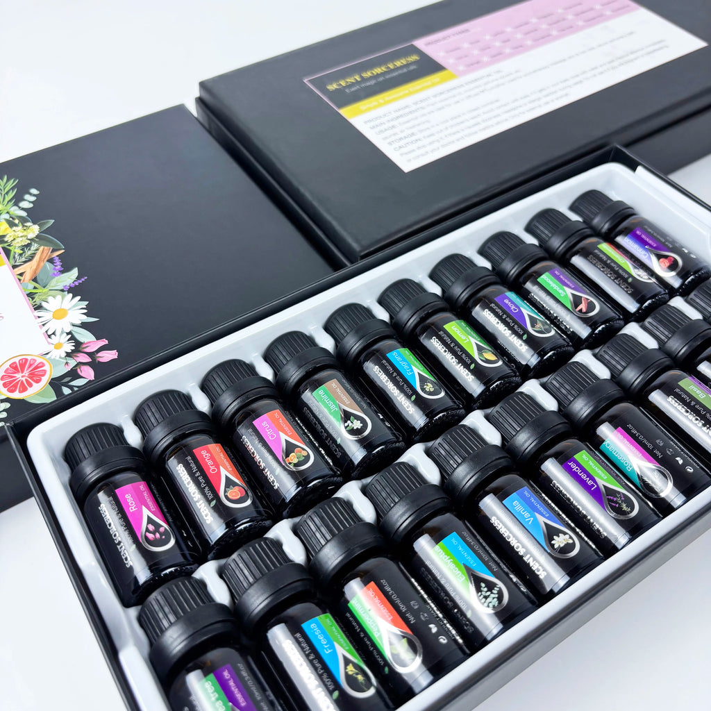 Christmas Essential Oil Set Lavender Eucalyptus Sweet Orange Lemon 20Pcs/Set Massage Spa Aroma Fragrance Oil Humidifier Diffuse