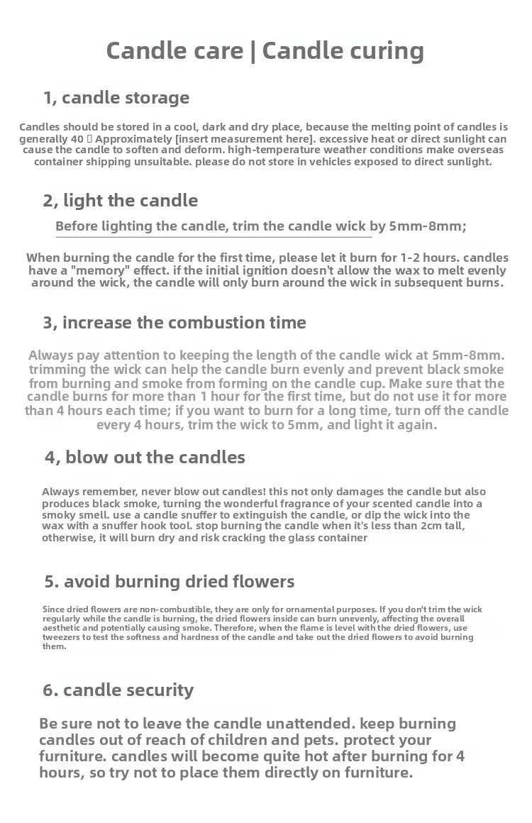 100% Soy Wax Handmade Rose Jasmine Gardenia Aromatherapy Candle Birthday Christmas Immortal Flower Fairy Gift Cup Wax