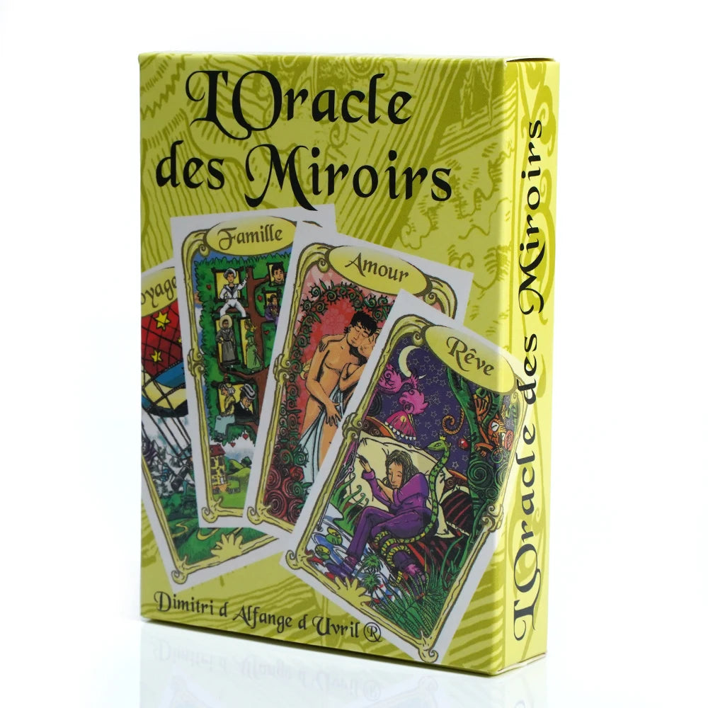 Français Oracle des Miroirs French of Tarot Cards Un Outil Précieux pour la Divination et la Guidance Spirituelle Board Game