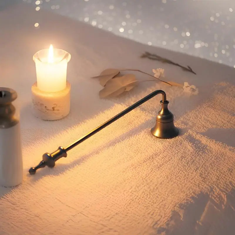 Long Handle Bell Extinguisher Accessory Wicks Out Steel Extinguish Putting Accessories Candle Damper Candle Stainless Tool