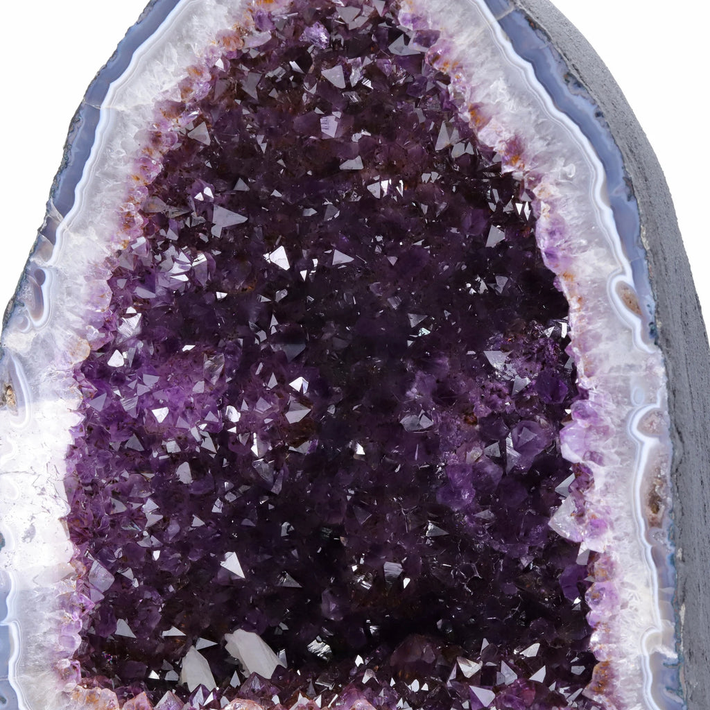 Natural Native Amethyst Cave Quartz Crystal Specimen Reiki Healing Fortune Home Office Decoration ZJD2025YILUN06