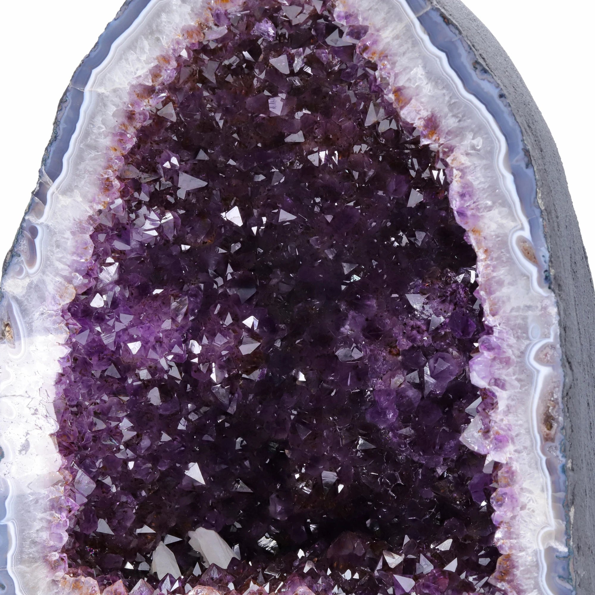 Natural Native Amethyst Cave Quartz Crystal Specimen Reiki Healing Fortune Home Office Decoration ZJD2025YILUN06