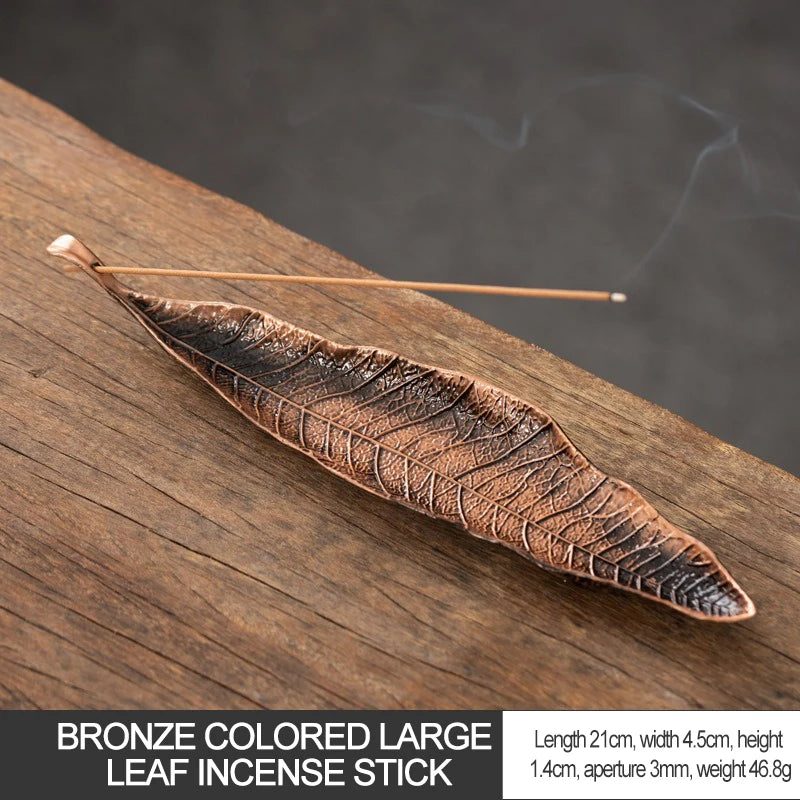 Long Leafs Censer Incense support rods Holder Ash Catcher incense stand Meditation Room Yoga insence burner Accessories XX003