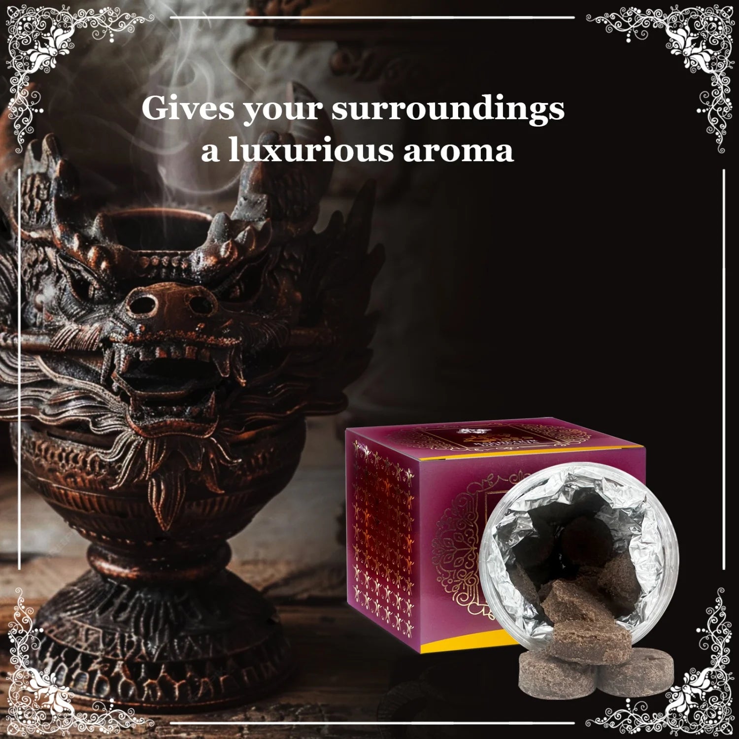 Arabian Incense Bricks Exotic Woody Musky Oriental Scent For Prayer and Meditation Yoga Meditation Sleeping Aid Relaxation Gift