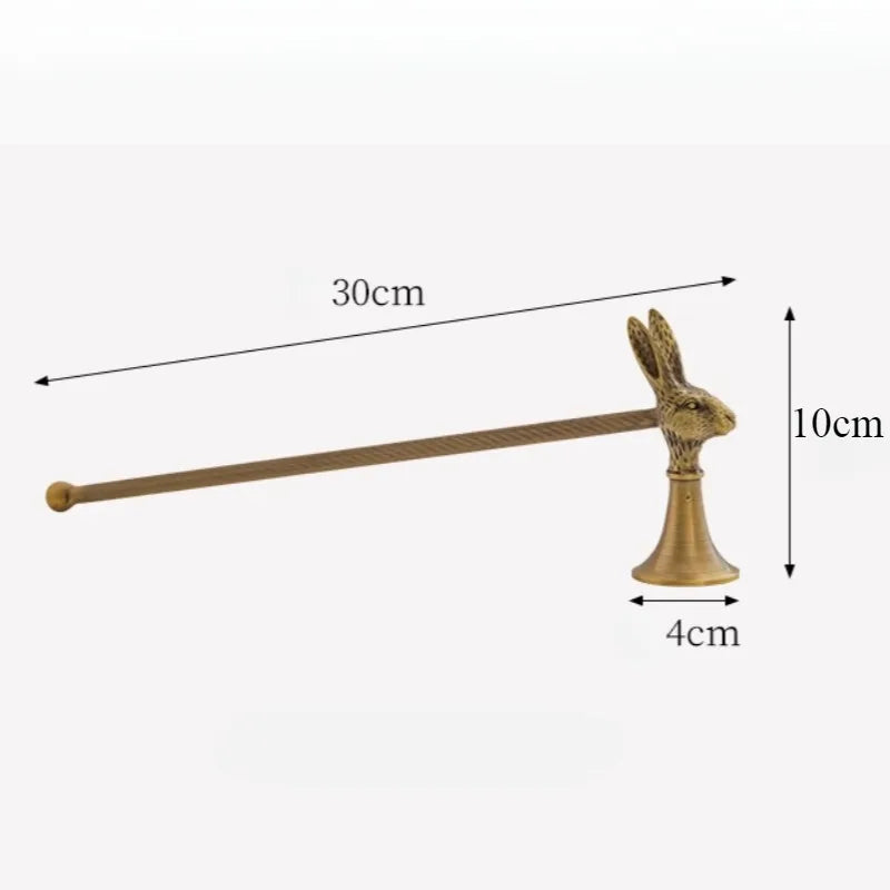 Brass candle extinguisher Retro handheld candle extinguishing cover Aromatherapy candle snuffers Light luxury home decoration