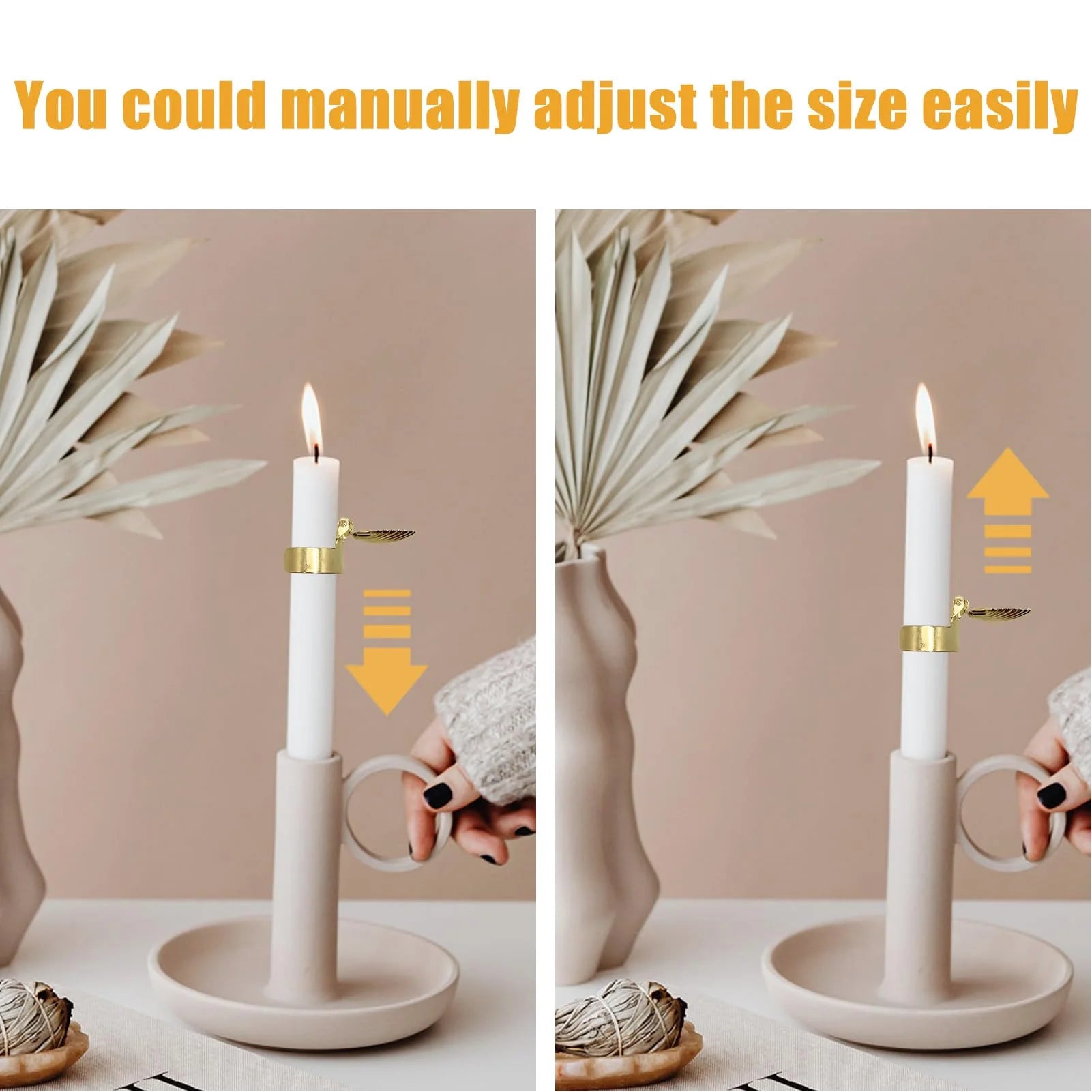 4Pcs Candle Snuffer Candle Extinguisher Metal Shell Pattern Automatic Candle Stopper for Candle Extinguishing