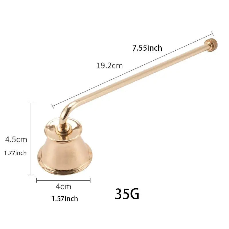 Long Handle Bell Extinguisher Accessory Wicks Out Steel Extinguish Putting Accessories Candle Damper Candle Stainless Tool