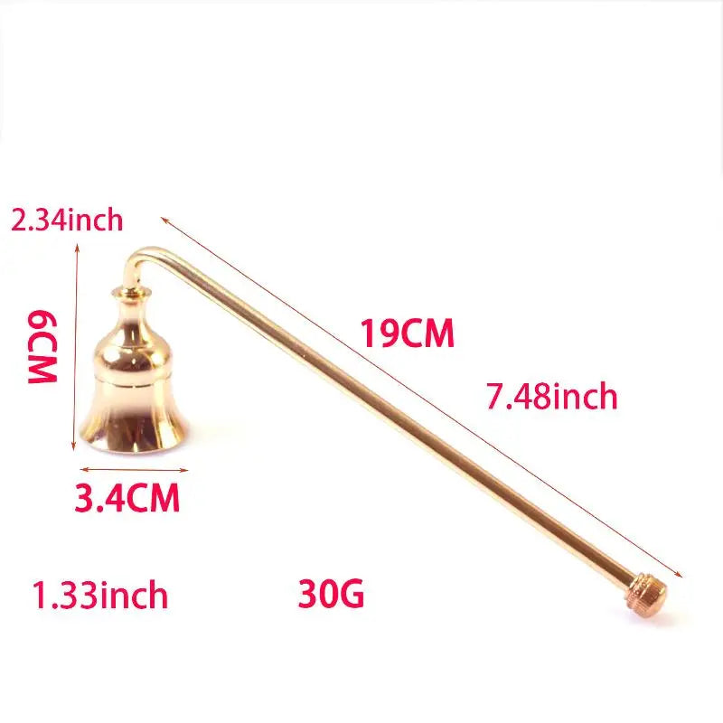 Long Handle Bell Extinguisher Accessory Wicks Out Steel Extinguish Putting Accessories Candle Damper Candle Stainless Tool