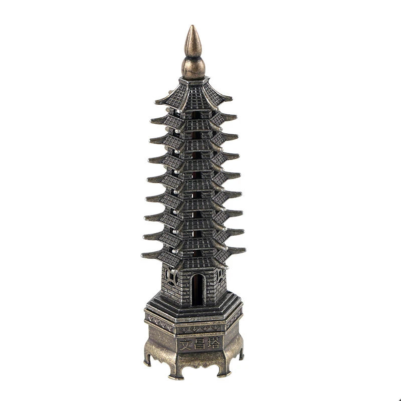 Chinese Pagoda Vertical Incense Burner Home Decor Sandalwood Burner 10.5cm Line Incense Stick Holder Incense Ornaments Tea Room
