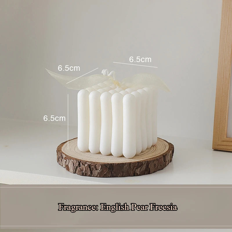 3D Bubble Cube Scented Candle Home Decoration Handmade Candles Wedding Birthday Candles Room Decor Props for Photos  Ins Style