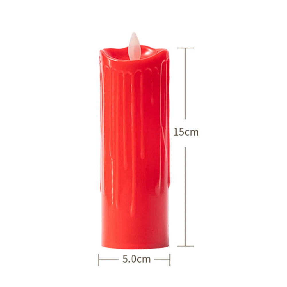 10-24PCS Flameless Floating Candles With Magic Wand Remote Battery Operated Hanging Flickering Warm Light Candle Wedding Christm
