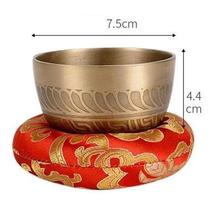 Nepal Singing Bowl Handmade Tibetan Bowls 7 Chakras Original Sound Healing Meditation Massage Yoga Accessories Set Decorative