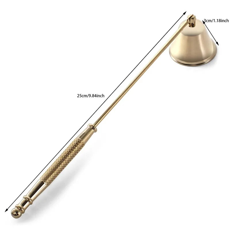 Elegant Candle Snuffer Candle Extinguisher Long Handle Candle Accessory Metal Wick Flame Snuffer Wick Snuffer Home Decor Gift