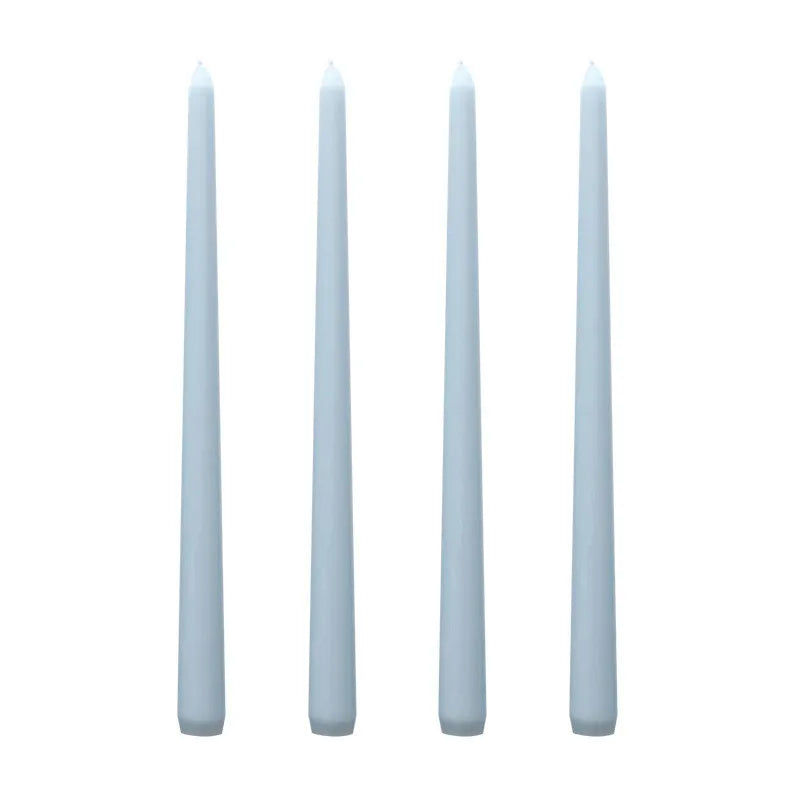 30CM Taper Candle 4 Pack - Home Interior Long Burning Dripless and Smokeless Candles Unscented - Valentines Candles for Home