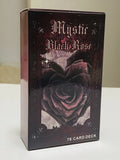 Mystic Black Rose Oracle Deck 78 Pcs Situations Tarot Cards Twin Flame Love Keywords Deck Healing Shadow Work Unique