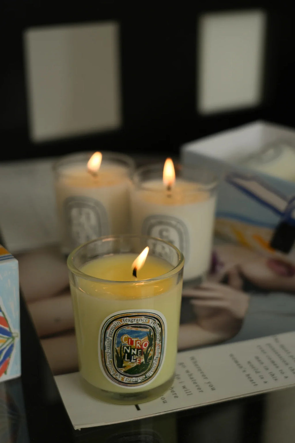 Aromatherapy Candle Natural Plant Scented Candles French Fragrance Fresh And Elegant Lasting Air Companion Aroma Gift