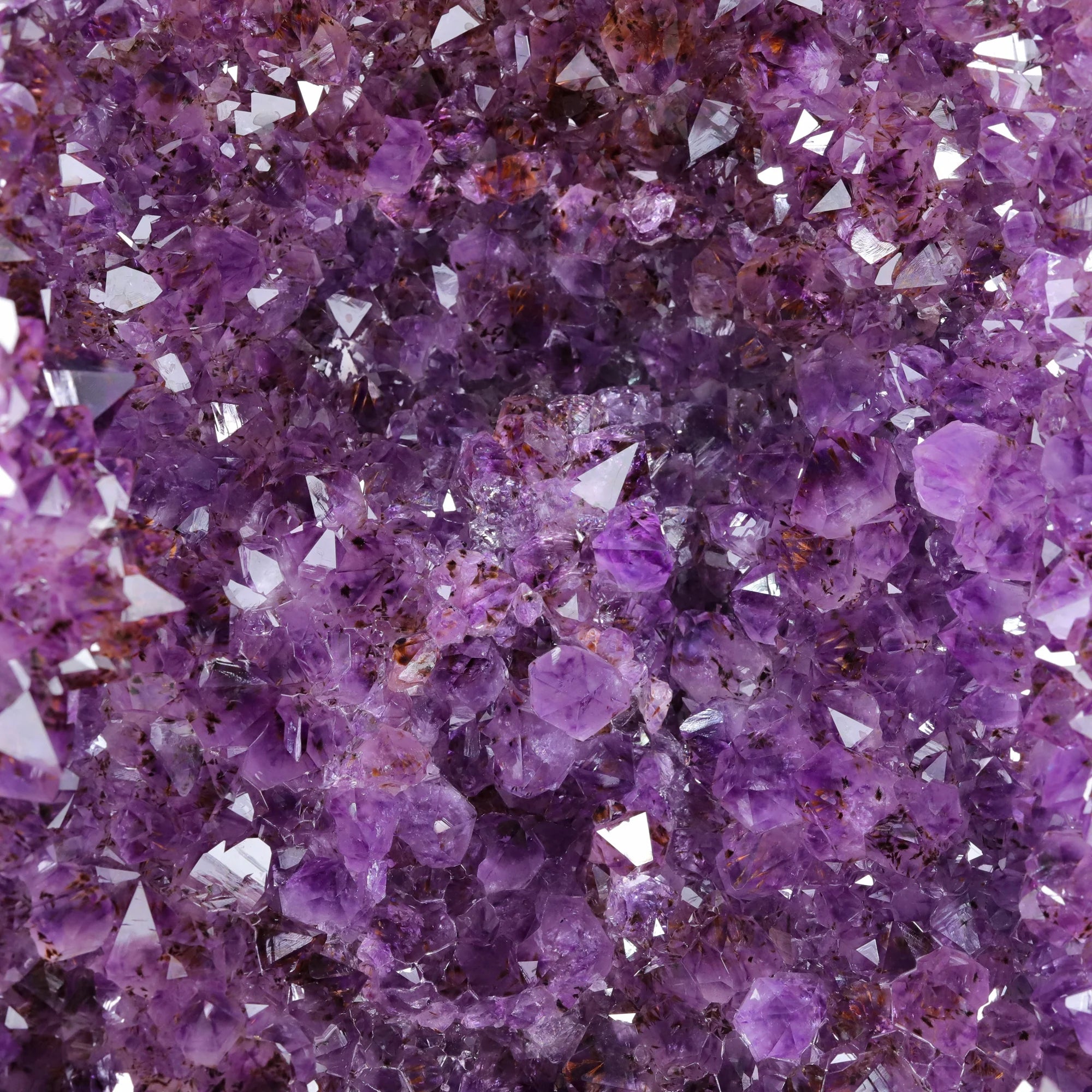 Natural Native Amethyst Cave Quartz Crystal Specimen Reiki Healing Fortune Home Office Decoration ZJD2025YILUN06