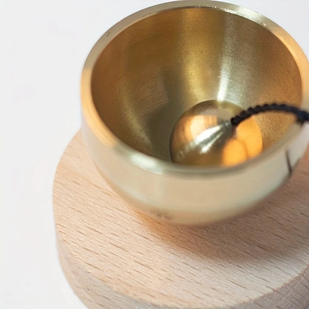 1PC Mini Song Bowl Set Meditation Clear Ringtone Musical Instrument Relax Female Anxiety Anxiety Healing Yoga Reduce Stress Bell