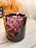 Crystal Ore Aroma Candle Jelly Wax Living Room Table Tabletop Decoration Birthday Gift Creative Companion Gift Home Decoration