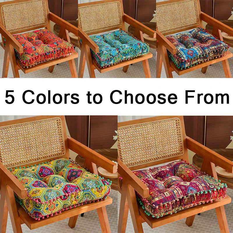 1pc 40x40cm Thick Soft and Comfortable Moroccan Chair Cushion /meditation Pad-suitable for Living Rooms Bedrooms,dining Rooms