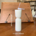 1pcs Nordic style cylindrical candle smokeless candle for wedding, party, birthday decoration, Nordic home decoration, bedroom