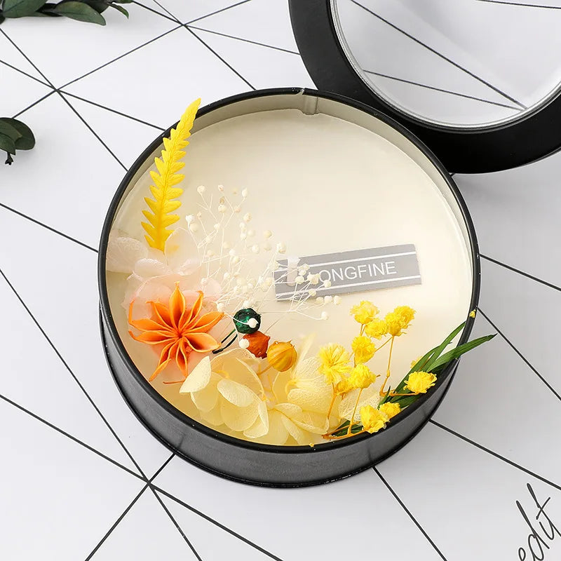 100% Soy Wax Handmade Rose Jasmine Gardenia Aromatherapy Candle Birthday Christmas Immortal Flower Fairy Gift Cup Wax