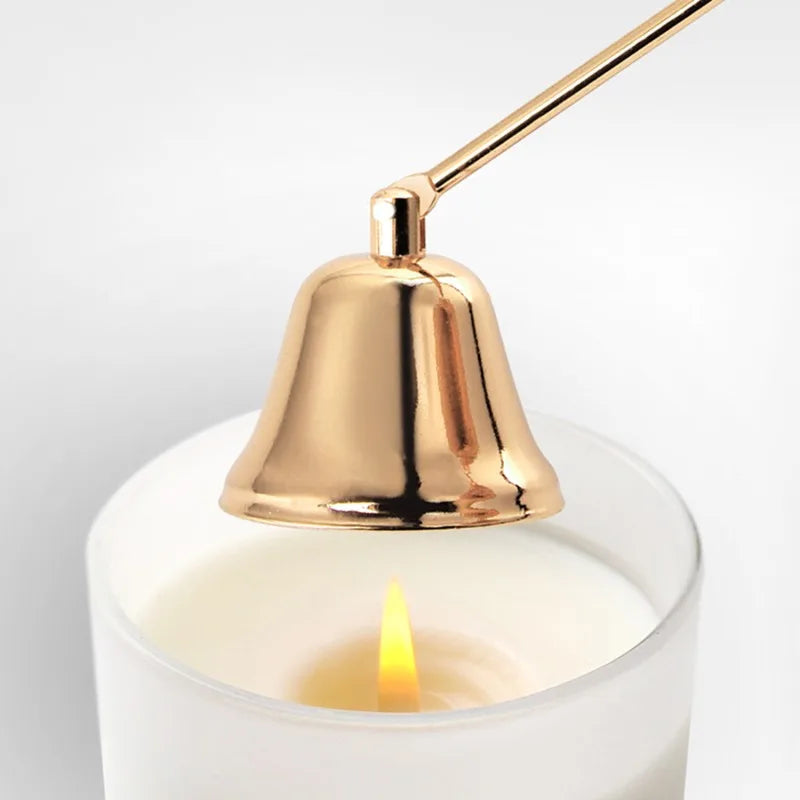 Elegant Candle Snuffer Candle Extinguisher Long Handle Candle Accessory Metal Wick Flame Snuffer Wick Snuffer Home Decor Gift