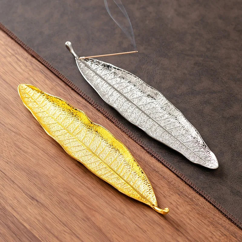Long Leafs Censer Incense support rods Holder Ash Catcher incense stand Meditation Room Yoga insence burner Accessories XX003