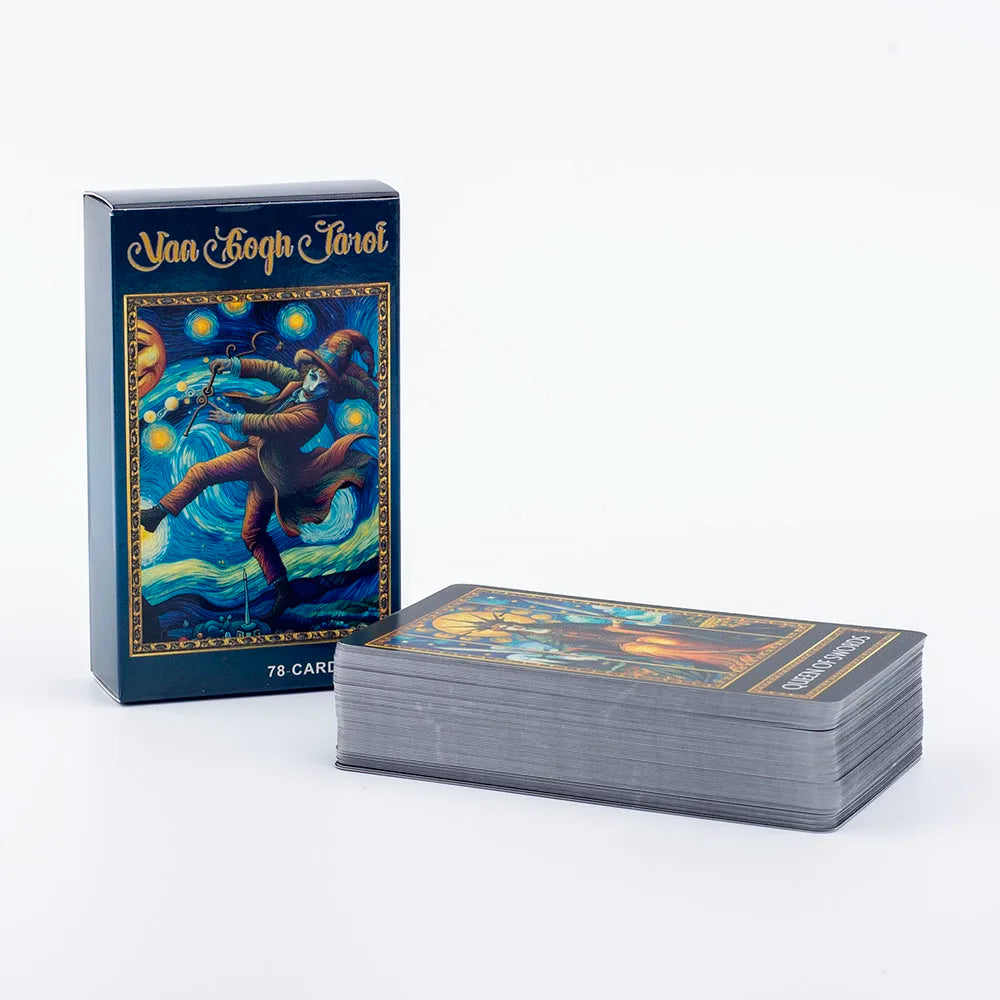 Van Gogh Tarot 78 Card Deck Board Games Illustration Divination Wisdom Oracle Cards Party Desktop Toy Entertainment Leisure